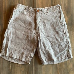 J Crew Grey Flat Shorts